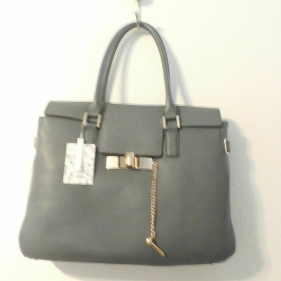 LC Lauren Conrad Runway Collection Leather Tote Ha - Picture 1 of 6